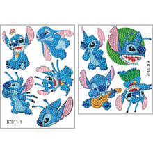 Charger l&#39;image dans la galerie, 2pcs dessin animé bricolage diamant dessin autocollant

