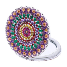 Charger l&#39;image dans la galerie, Mandala Pattern-Diamond Makeup Mirror
