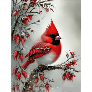 Cardinal nord-américain - Peinture au diamant pleine perceuse