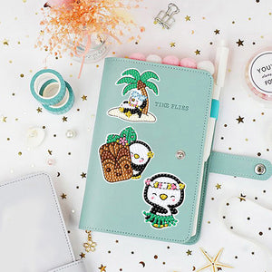 2pcs dessin animé bricolage diamant dessin autocollant