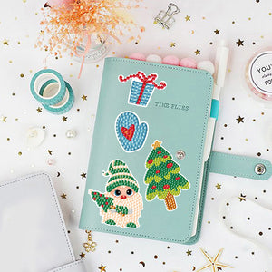 2pcs Noël DIY Diamant Dessin Autocollants