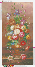 Charger l&#39;image dans la galerie, Fleur - peinture complète de diamant - 85x45cm
