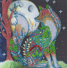 Charger l&#39;image dans la galerie, Loup - Peinture au diamant de forme spéciale partielle 30*40cm
